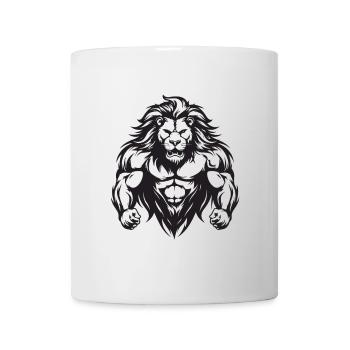 Lion Muscles Workout Gym - Mug - white - Front