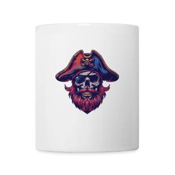 Pirate Skull Captain - Mug - white - Front