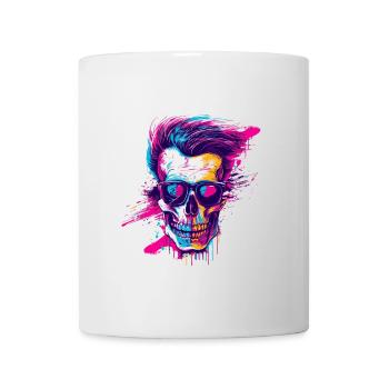 Party Totenkopf - Tasse - Weiß - Vorne