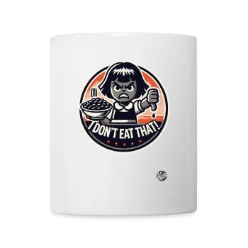 Little girl with beans, I don't eat that! - Mug - white - Front
