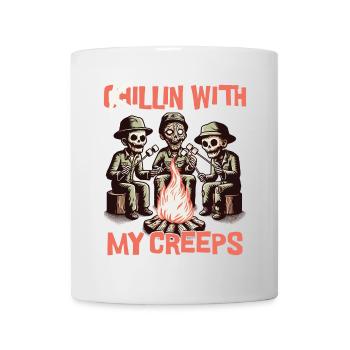 Chillin With My Creeps Campfire Adventure - Mug - white - Front