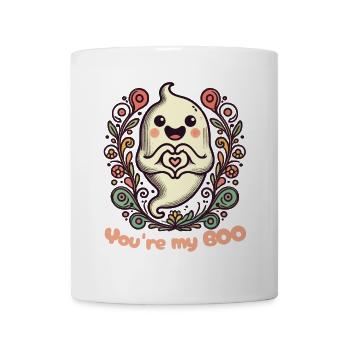Du Bist Mein Boo Geist Liebe - Tasse - Weiß - Vorne