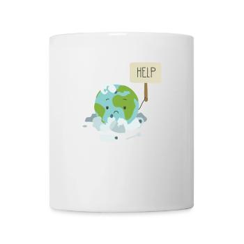 Help Stop Plastic Pollution Environmental Awareness - Mug - white - Front