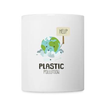 Help Stop Plastic Pollution Environmental Awareness - Mug - white - Front
