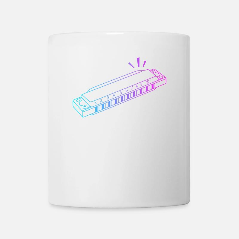 Harpe à bouche Harmoniste Harmoniciste Professionnel - Mug blanc - blanc