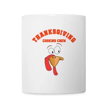 Thanksgiving Cooking Crew Family Outfit - Mug - white - Front