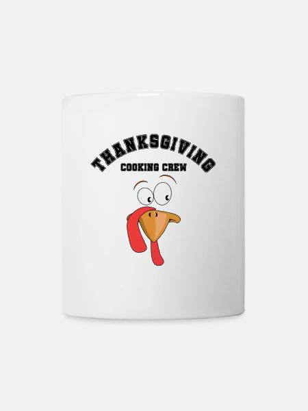 Thanksgiving Cooking Crew Family Outfit - Mug - white