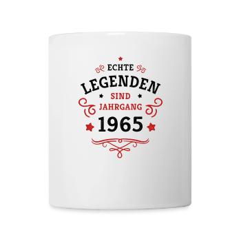60e anniversaire Les légendes sont nées en 1965 - Mug blanc - blanc - Devant