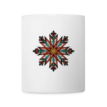 Frost Symbol Schnee Stern Winter - Tasse - Weiß - Vorne