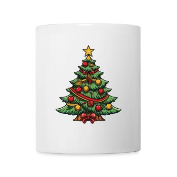 Sapin de Noël Noël - Mug blanc - blanc - Devant