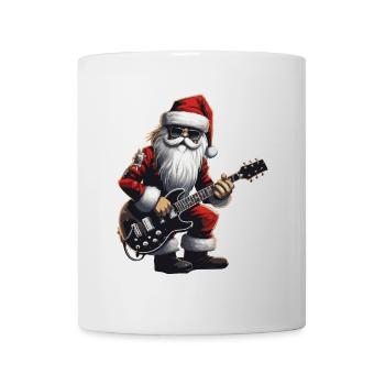 Santa Claus Guitar Santa - Mug - white - Front
