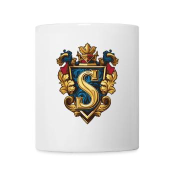 S Letter Logo Crown - Mug - white - Front