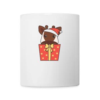 Okapi Cadeau de Noël Animaux d’hiver - Mug blanc - blanc - Devant