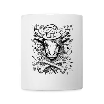 Urban Comic Cow Casino Chemise streetwear - Mug blanc - blanc - Devant