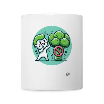 Sag nein zu Brokkoli - Tasse - Weiß - Vorne