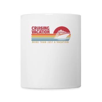Des vacances en croisière plus qu’une croisière de vacances - Mug blanc - blanc - Devant