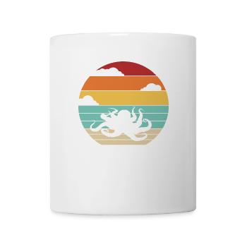 Retro Cephalopoda Octopodes Octopoda Lover Octopus - Mug - white - Front