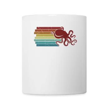 Retro Octopodes Octopoda Cephalopoda Lover Octopus - Mug - white - Front