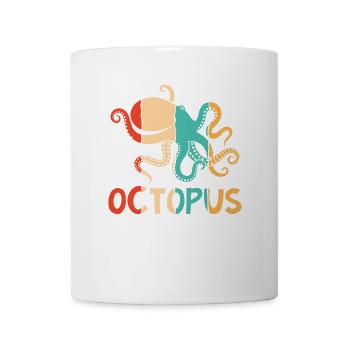 Retro Cephalopoda Octopodes Octopoda Lover Octopus - Mug - white - Front