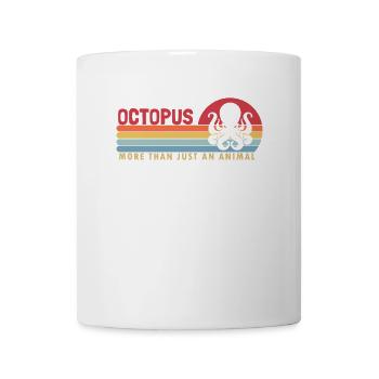 La pieuvre plus qu’un animal Octopoda Cephalopoda - Mug blanc - blanc - Devant