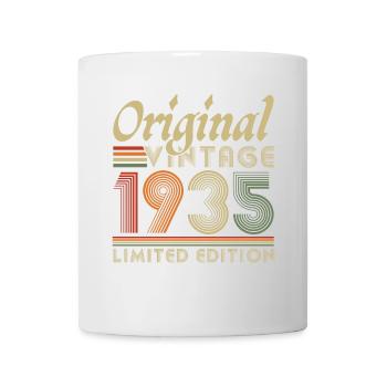Original 1935 Vintage Retro Anniversary Gift - Mug - white - Front