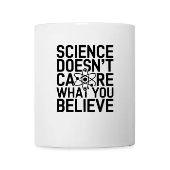 Science vs. Foi - Proverbes athées - Mug blanc - blanc - Devant