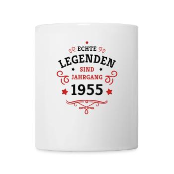 70th birthday legends were born in 1955 - Mug - white - Front