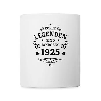 100th Birthday Real Legends are Born in 1925 - Mug - white - Front