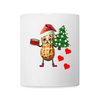 Peanut Heartfelt Christmas Greetings Chrismas Xmas - Mug - white - Front