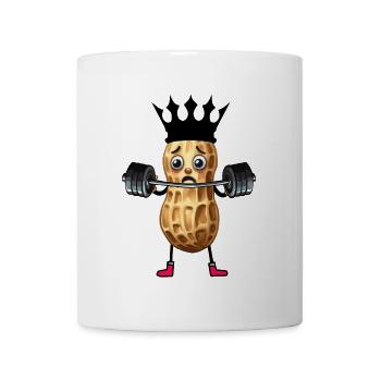 Cacahuète Musculation Musculation GYM Fitness - Mug blanc - blanc - Devant