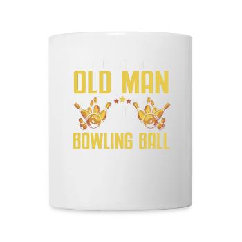 Boule de bowling Bowler - Mug blanc - blanc - Devant
