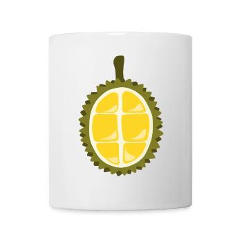 Durian Kostüm Jackfruits Fasching Obst Stinkfrucht - Tasse - Weiß - Vorne
