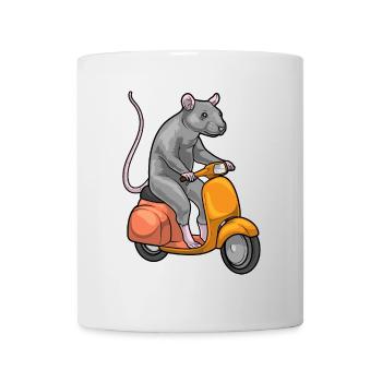 Trottinette Rat - Mug blanc - blanc - Devant