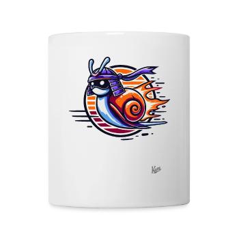 Samouraï japonais Turbo Snail - Mug blanc - blanc - Devant