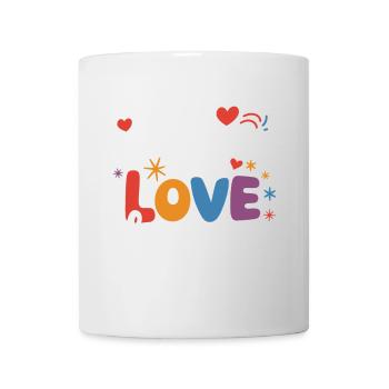 Inklusion ist meine Liebe Sprachlehrerin - Tasse - Weiß - Vorne