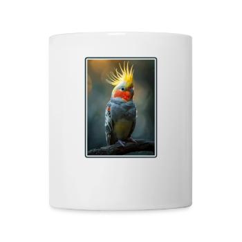 Cockatiel Nymphensittiche Nymphensittich - Tasse - Weiß - Vorne