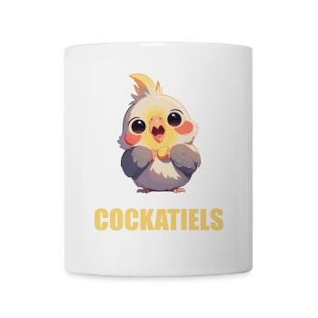 Cockatiel Nymphensittiche Nymphensittich - Tasse - Weiß - Vorne