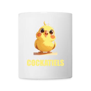 Cockatiel Nymphensittiche Nymphensittich - Tasse - Weiß - Vorne