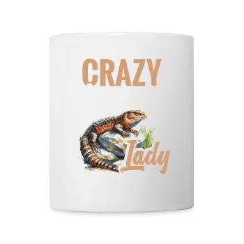 Dame Uromastyx folle - Mug blanc - blanc - Devant