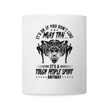 Funny Muay Thai fighting Thai boxing - Mug - white - Front