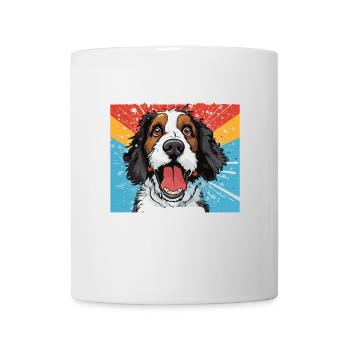 Property of a spoiled Bernedoodle - Mug - white - Front