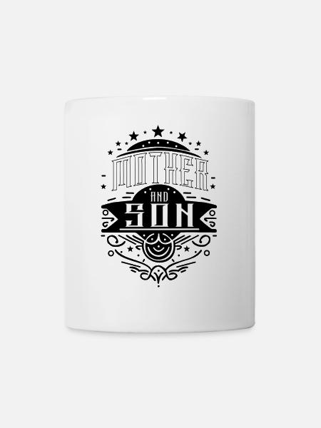 Mutter und Sohn Familie Geschenk Mama Kind Liebe - Tasse - Weiß