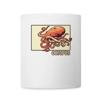 Octopus Doodle Chinese Hanzi Octopodes Octopoda - Mug - white - Front
