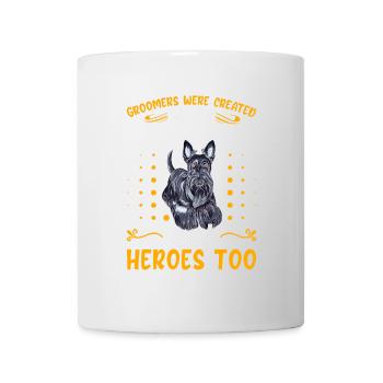 Groomers were created because matted dogs - Mug - white - Front