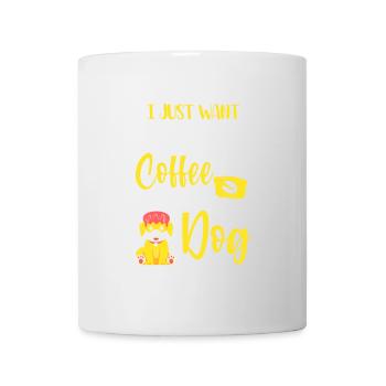 Ich Will Einfach Nur Kaffee Trinken Und Meinen - Tasse - Weiß - Vorne