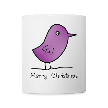 WEIHNACHTEN. FROHE WEIHNACHTEN. FROHE WEIHNACHTEN. NEUJAHRSTAG - Tasse - Weiß - Vorne