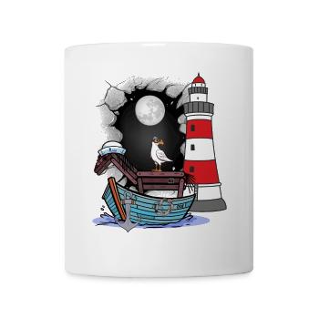 Seahorse Adventure Travel Boat Kids Child Horse - Mug - white - Front