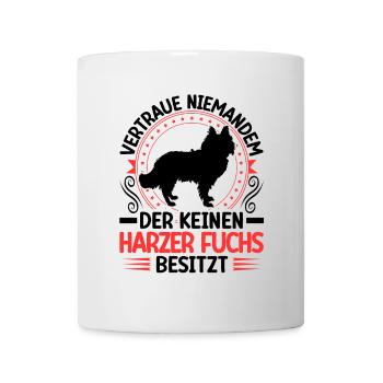 Harzer Fuchs Habe einen Altdeutscher Hütehund - Tasse - Weiß - Vorne