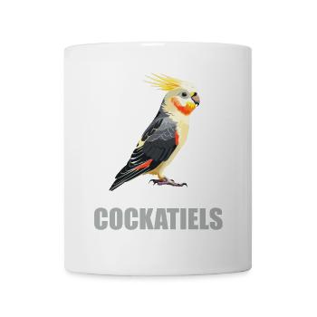 Cockatiel Nymphensittiche Nymphensittich - Tasse - Weiß - Vorne