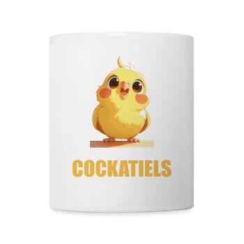 Cockatiel Nymphensittiche Nymphensittich - Tasse - Weiß - Vorne